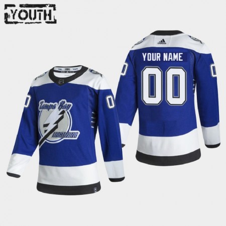 Kinder Eishockey Tampa Bay Lightning Trikot Custom 2020-21 Reverse Retro Authentic